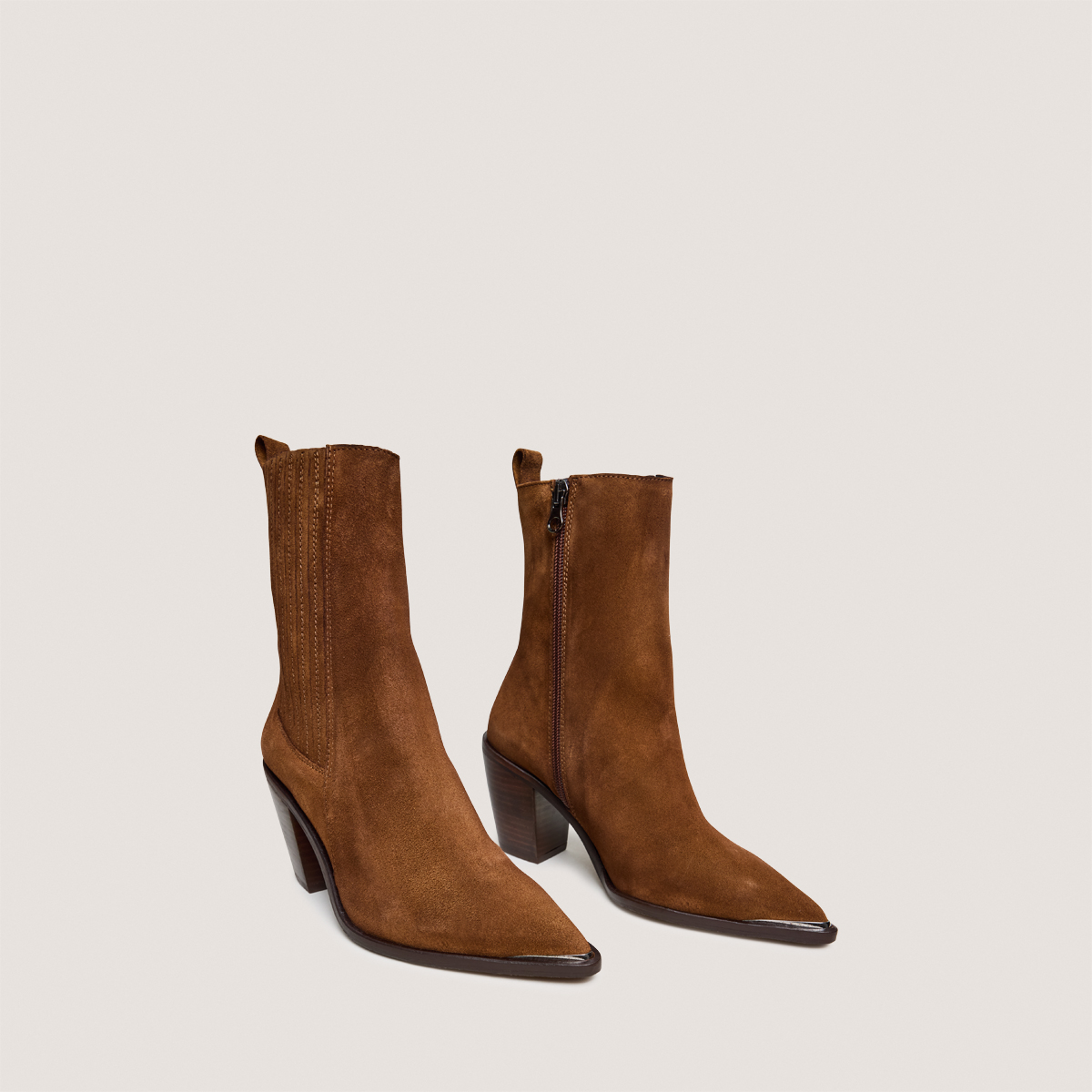 Boots à talons et à fronces – Image 4
