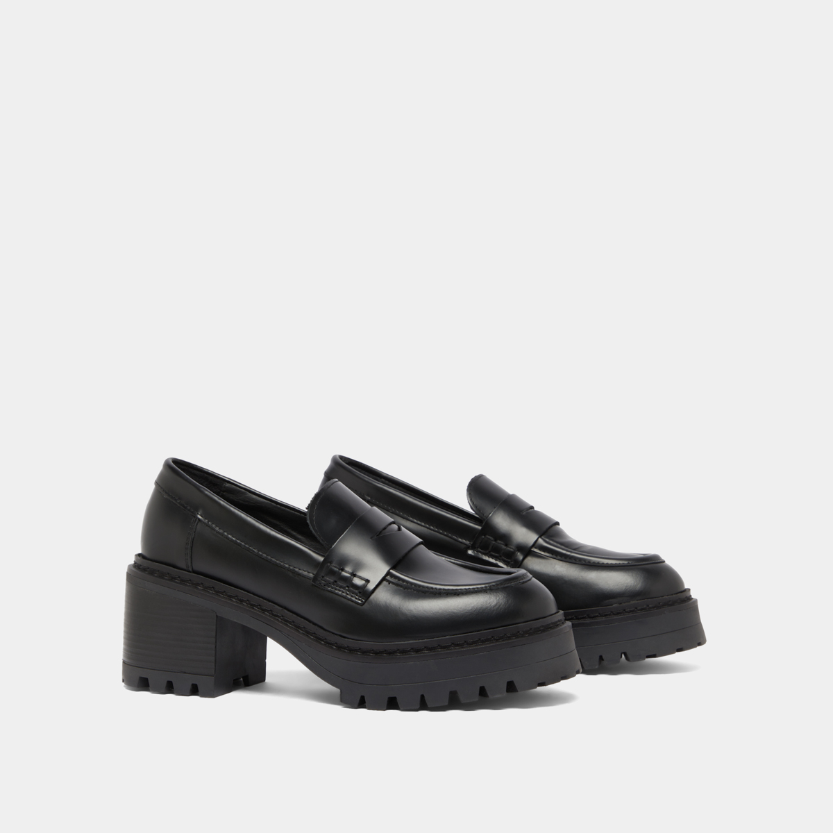 Mocassins à talons et semelles crantées.... – Image 4