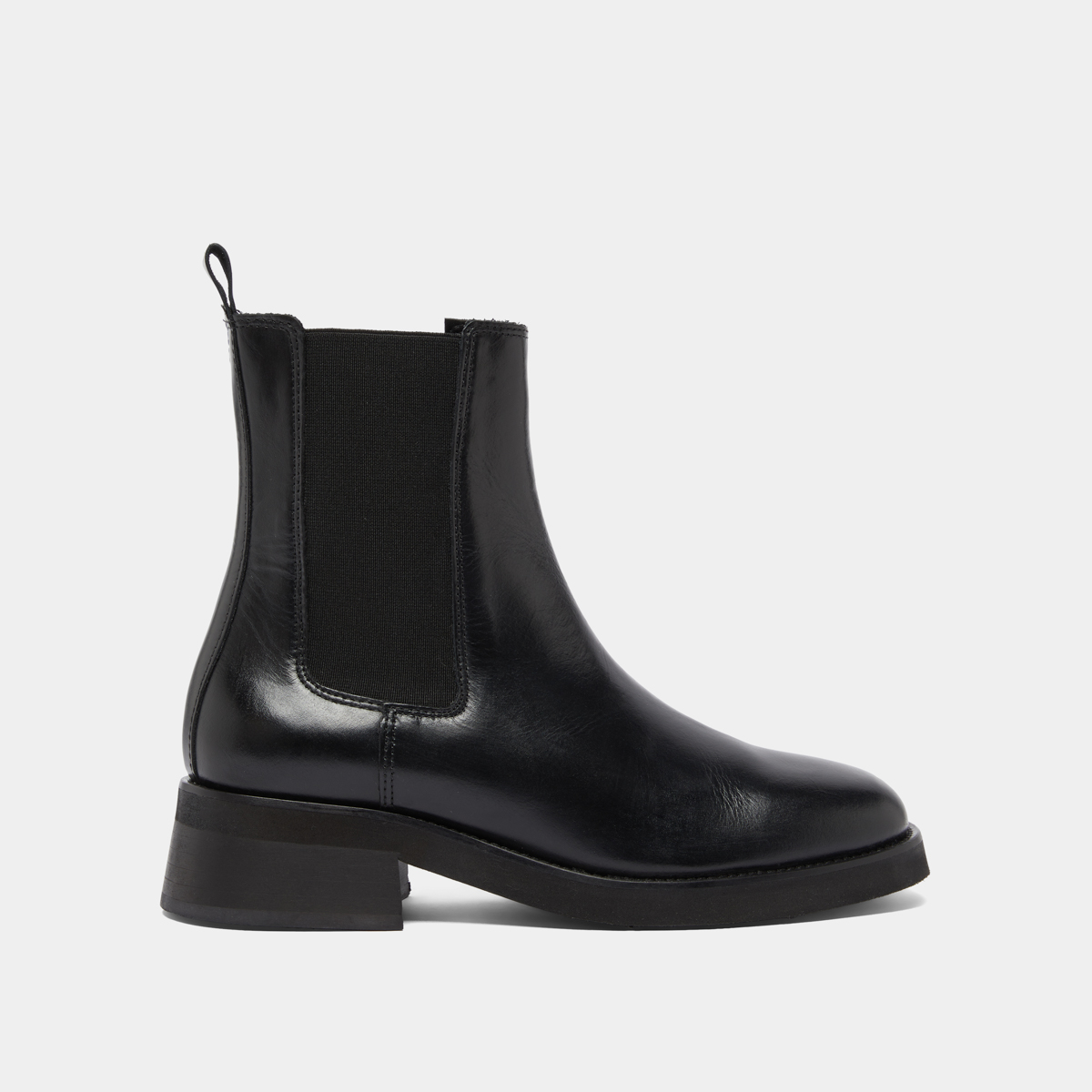 Boots à bouts arrondis et élastiques – Image 2
