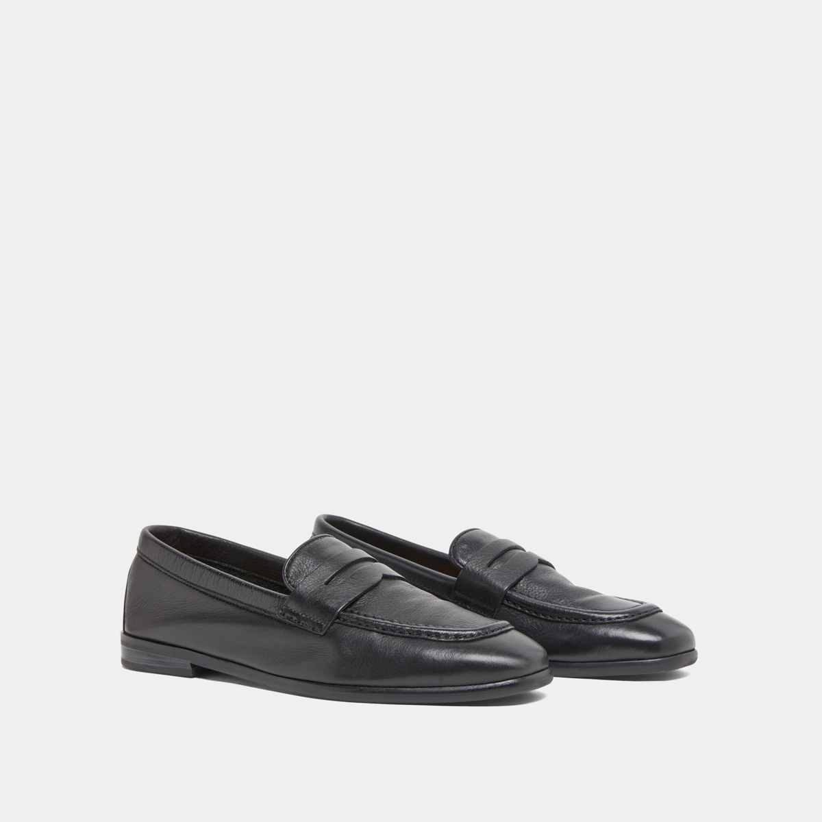 Mocassins à talons plats et bouts arrond... – Image 4