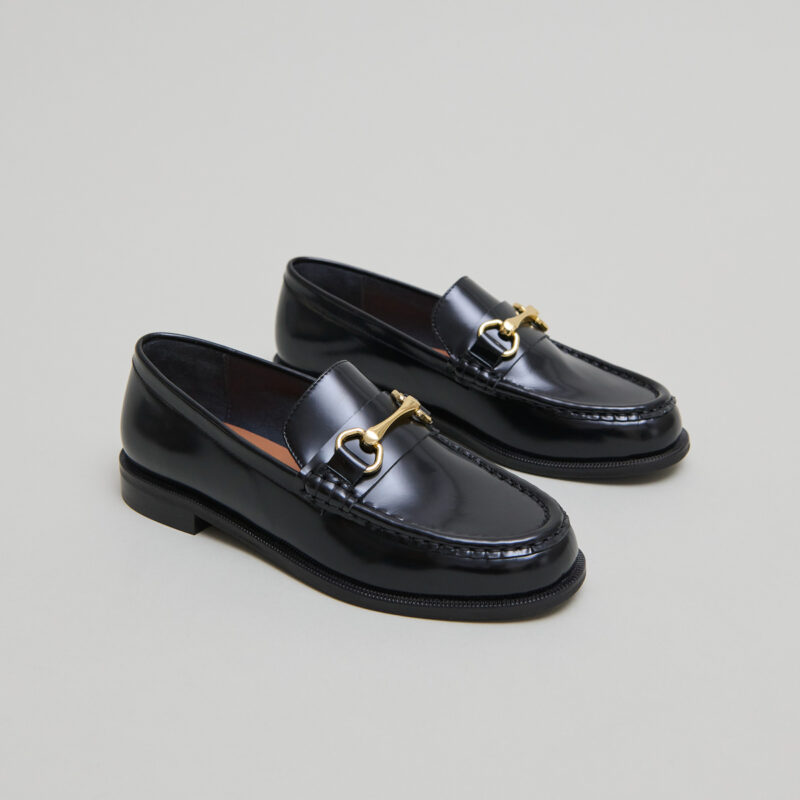 Mocassins à mors dorés
