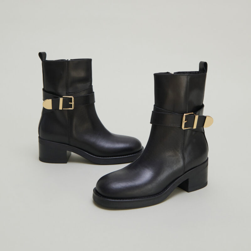 Bottines à boucles