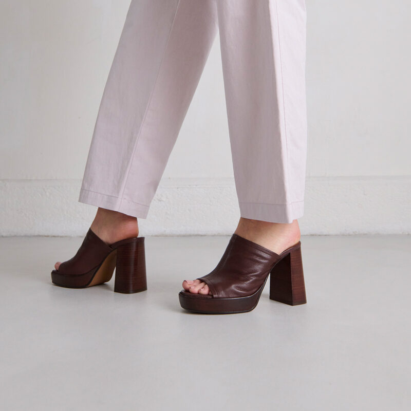Mules à talons