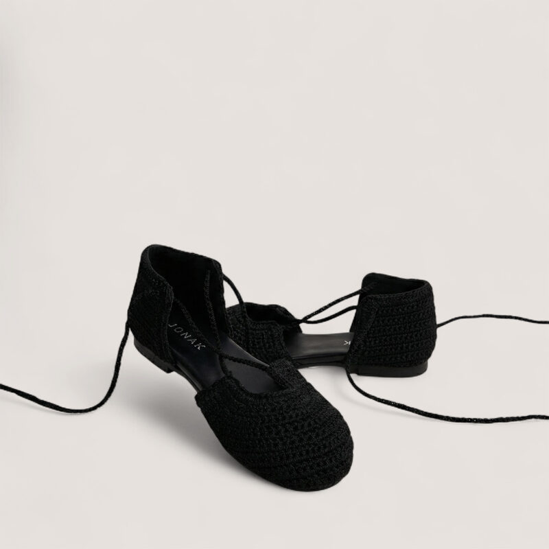 Ballerines à lacets