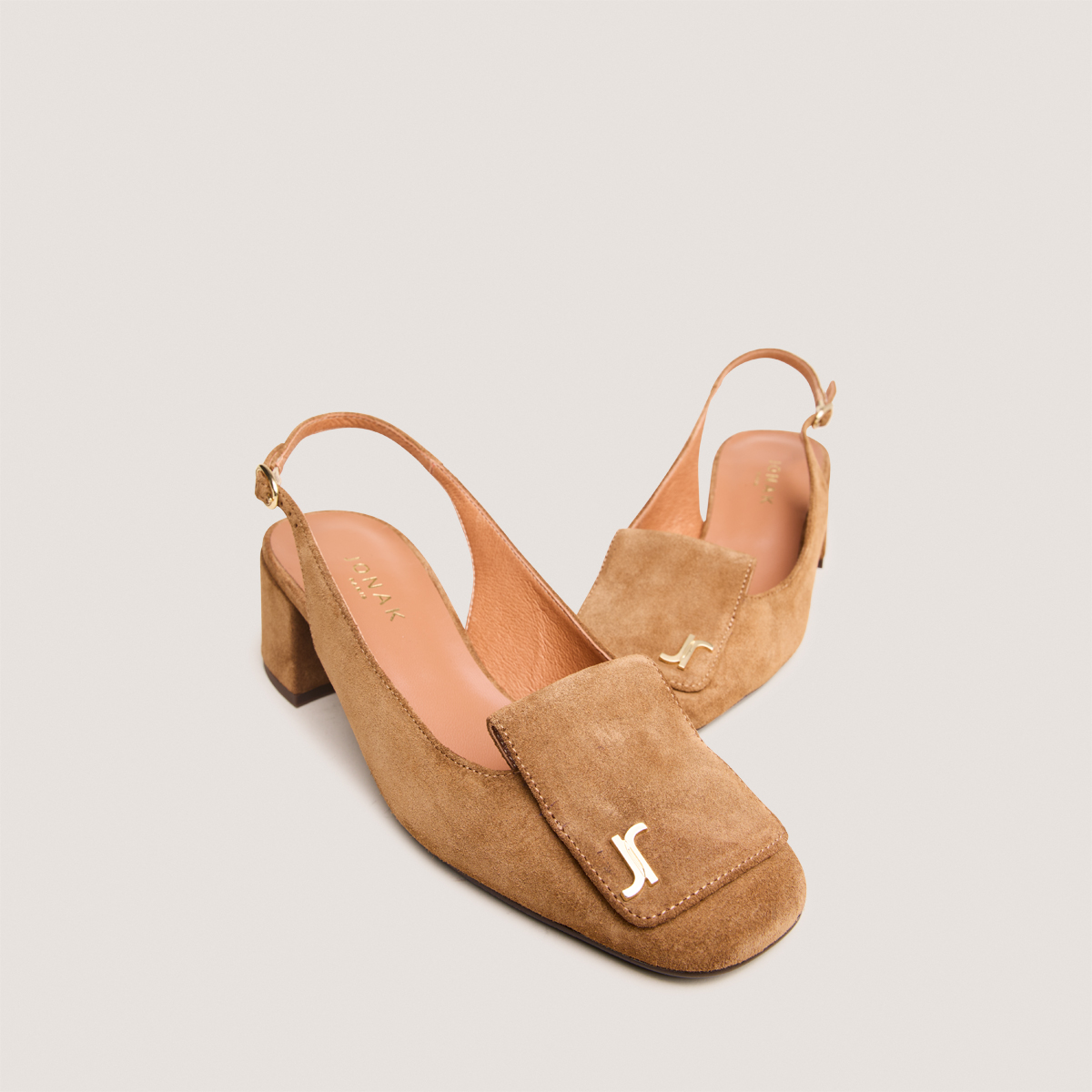 Escarpins slingbacks à monogrammes – Image 4