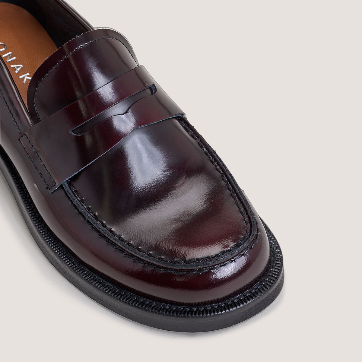 Mocassins à bouts arrondis