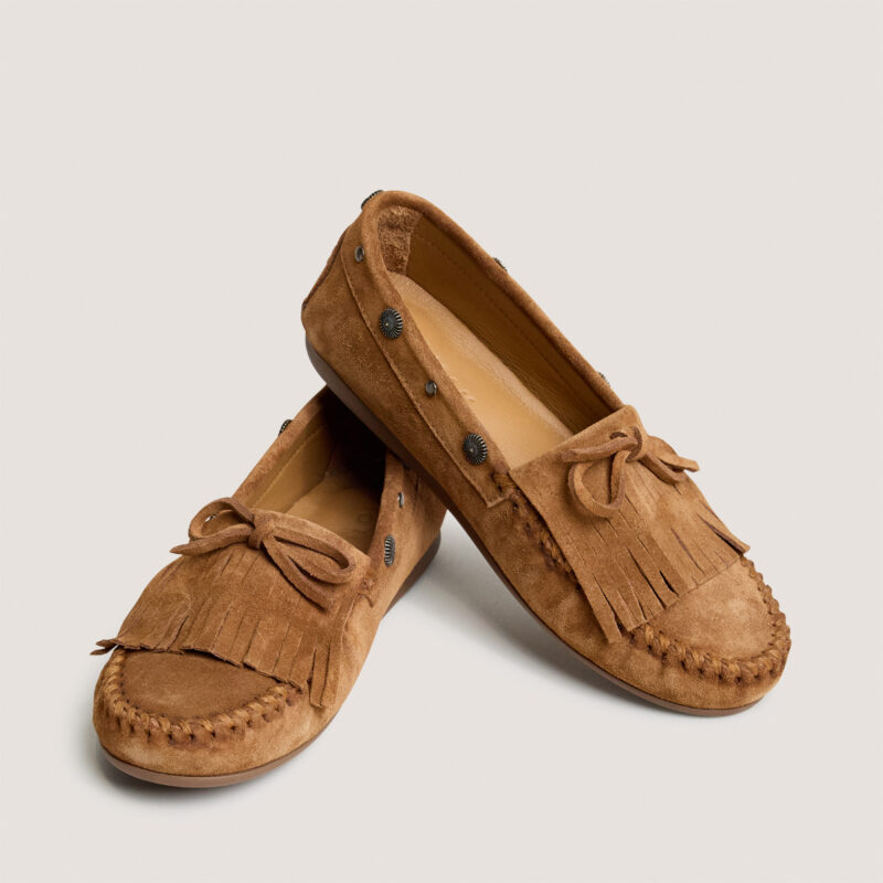 Mocassins souples à lacets