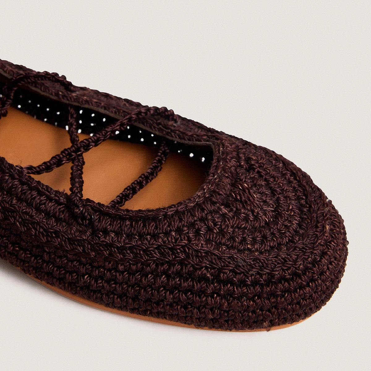 Ballerines à lacets