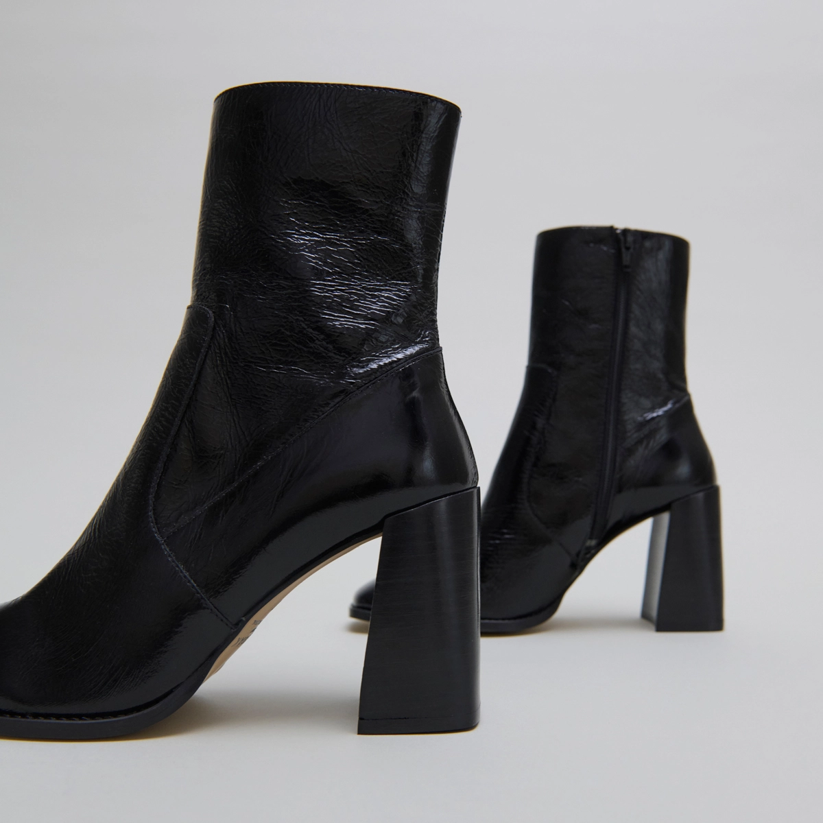 Bottines à talons et bouts carrés – Image 5