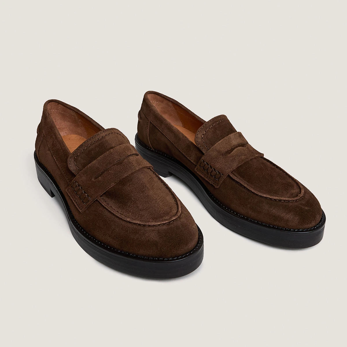 Mocassins à bouts ronds