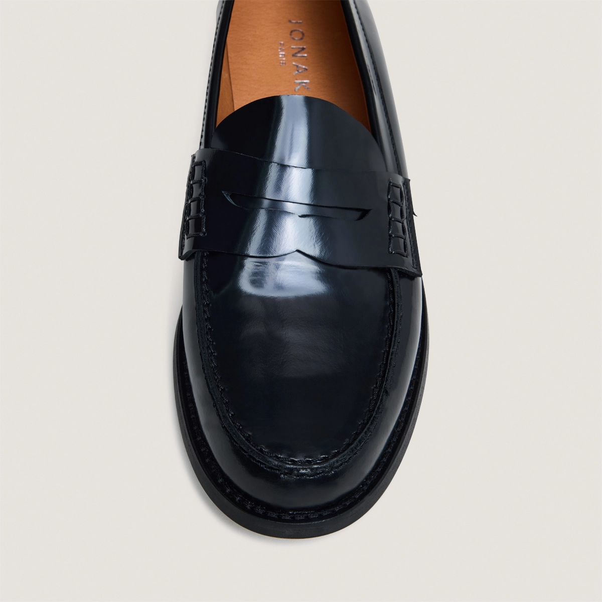 Mocassins à plateau pincé